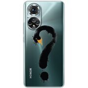 Прозорий чохол BoxFace Honor 50 Swan question