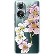 Прозорий чохол BoxFace Honor 50 Cherry Blossom