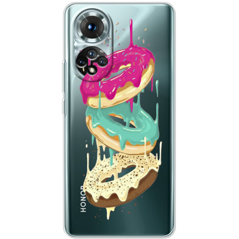 Прозорий чохол BoxFace Honor 50 Donuts