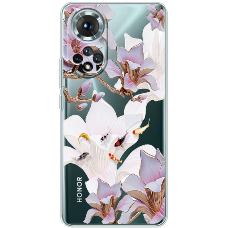 Прозорий чохол BoxFace Honor 50 Chinese Magnolia