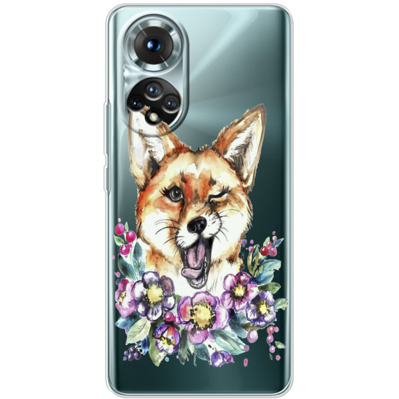 Прозорий чохол BoxFace Honor 50 Winking Fox