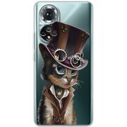 Прозорий чохол BoxFace Honor 50 Steampunk Cat