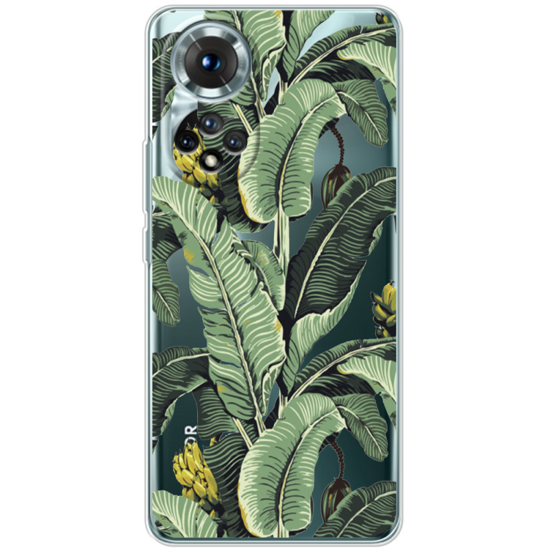 Прозорий чохол BoxFace Honor 50 Banana Leaves