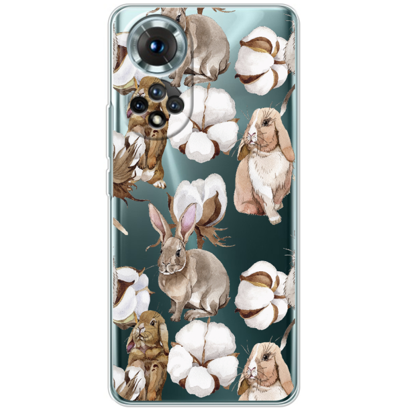 Прозорий чохол BoxFace Honor 50 Cotton and Rabbits