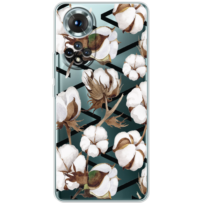 Прозорий чохол BoxFace Honor 50 Cotton flowers