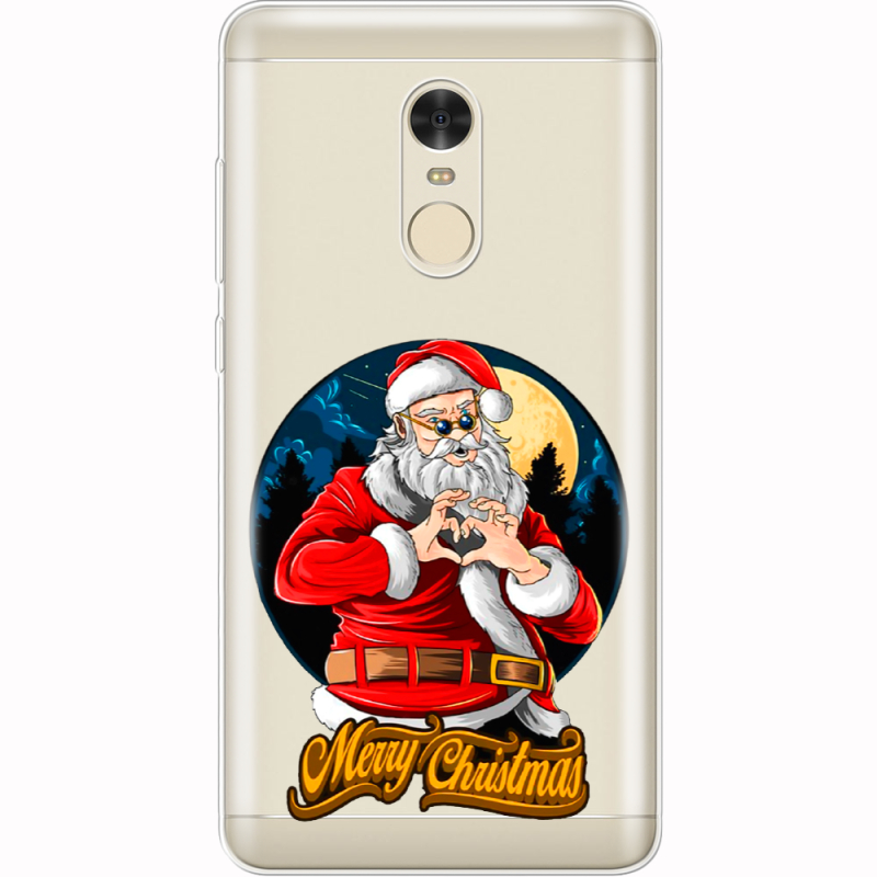 Прозрачный чехол Uprint Xiaomi Redmi Note 4x Cool Santa