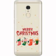 Прозрачный чехол Uprint Xiaomi Redmi Note 4x Merry Christmas