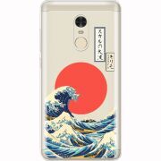 Прозрачный чехол Uprint Xiaomi Redmi Note 4x Большая волна в Канагаве