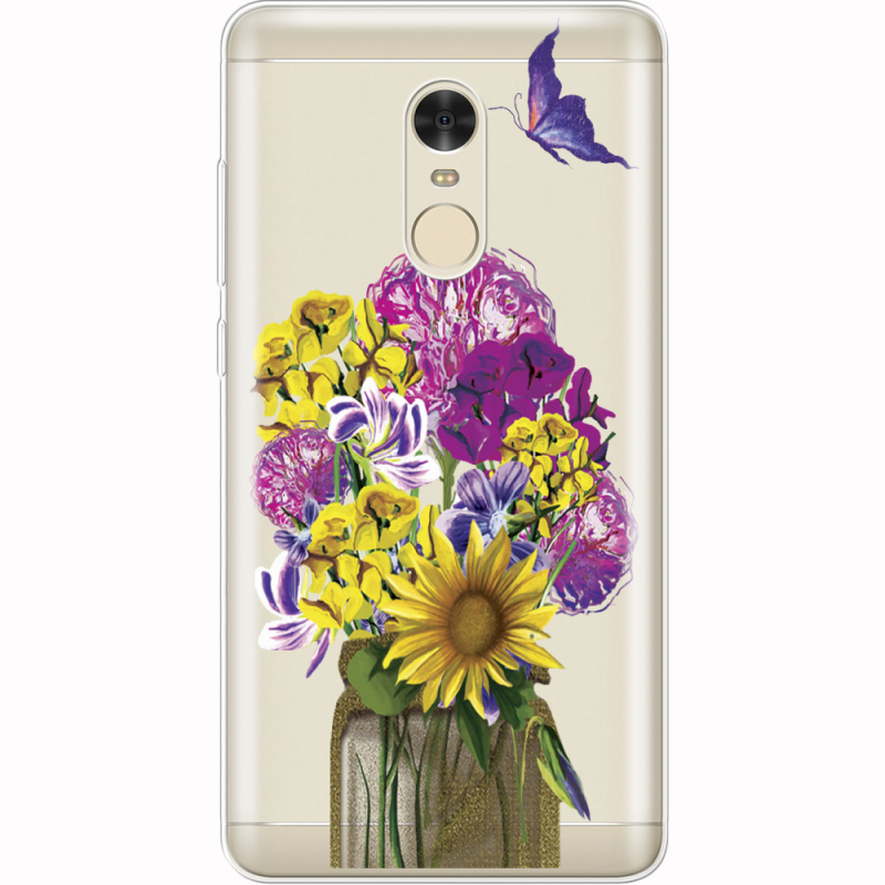 Прозрачный чехол Uprint Xiaomi Redmi Note 4x My Bouquet