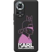 Чорний чохол BoxFace Honor 50 Pink Karl