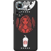 Чорний чохол BoxFace Honor 50 RedWhite Coffee