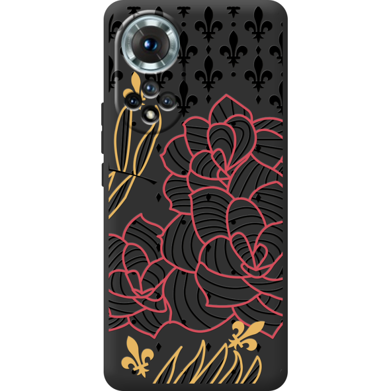 Чорний чохол BoxFace Honor 50 FranceFlowers