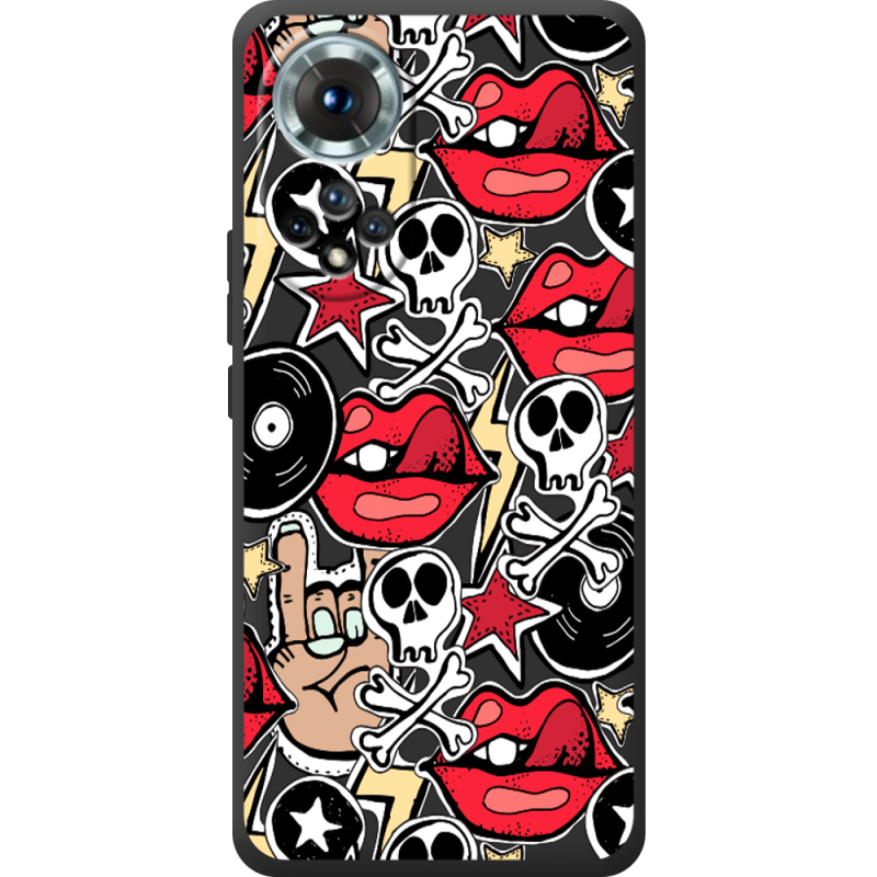 Чорний чохол BoxFace Honor 50 Rock Graffiti