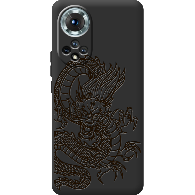 Чорний чохол BoxFace Honor 50 Chinese Dragon