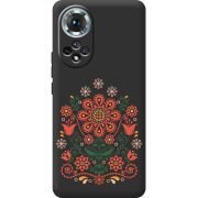 Чорний чохол BoxFace Honor 50 Ukrainian Ornament