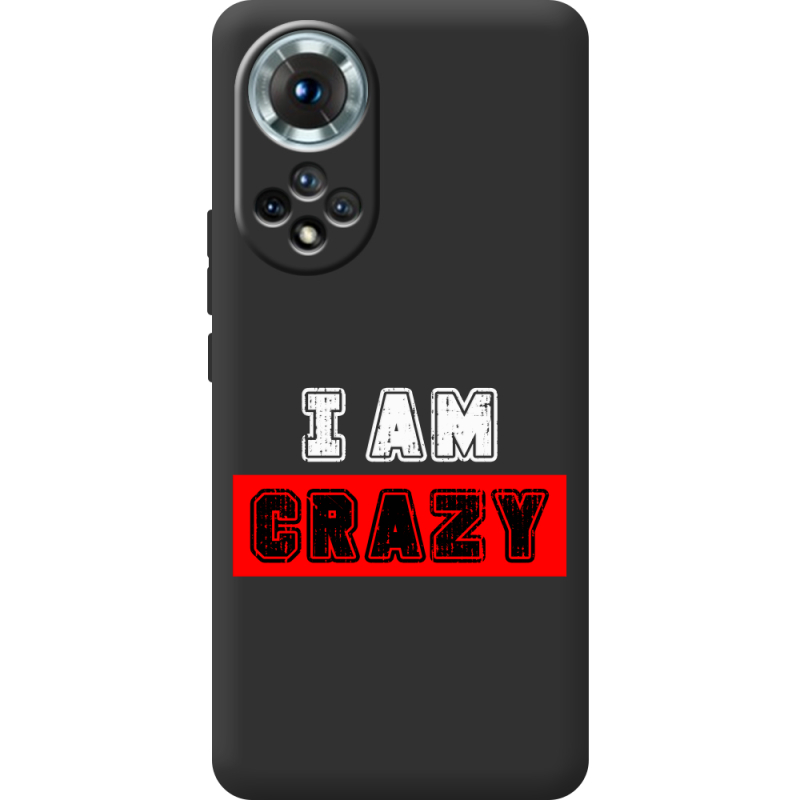 Чорний чохол BoxFace Honor 50 I'm Crazy