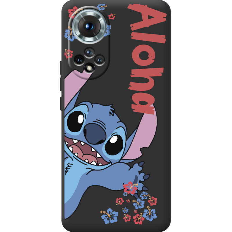Чорний чохол BoxFace Honor 50 Гавайський гість Stich