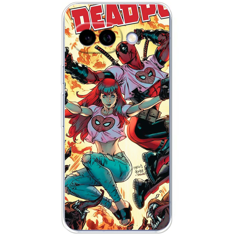 Чохол BoxFace Google Pixel 9A Deadpool and Mary Jane