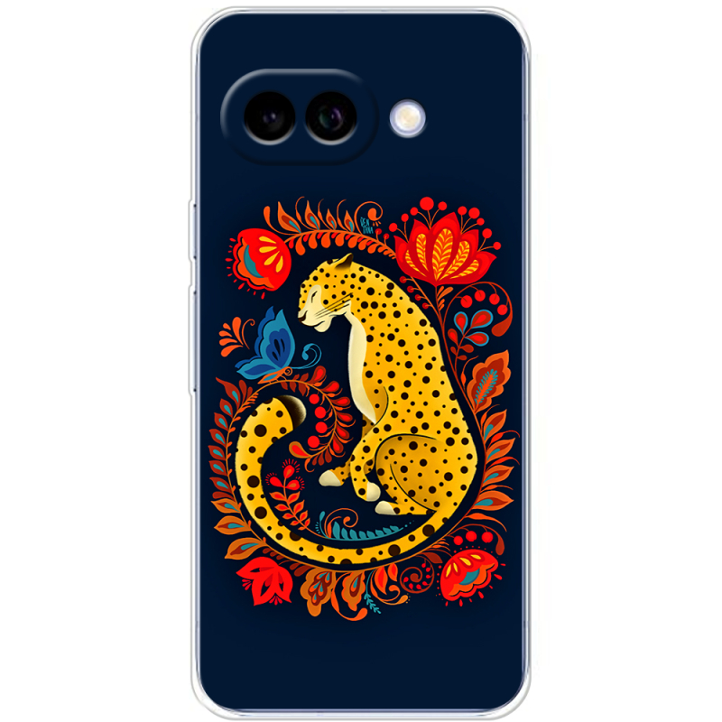 Чохол BoxFace Google Pixel 9A Petrykivka Leopard