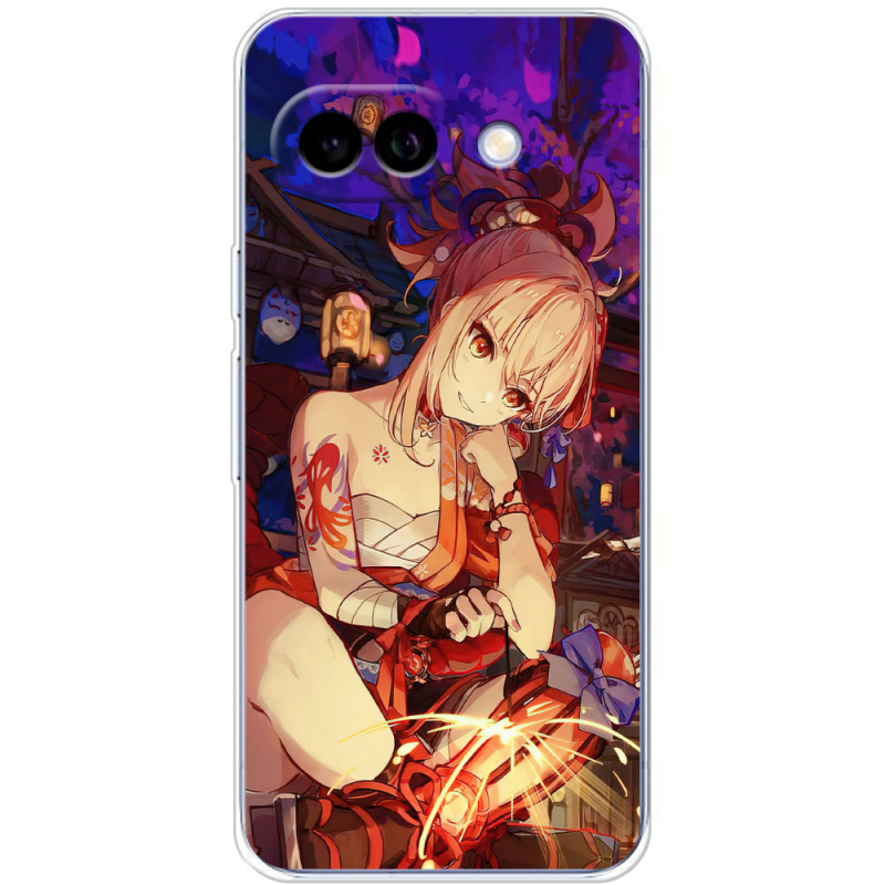 Чохол BoxFace Google Pixel 9A Genshin Ёимия с огоньком