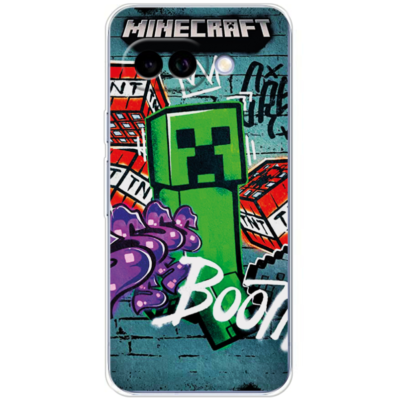 Чохол BoxFace Google Pixel 9A Minecraft Graffiti