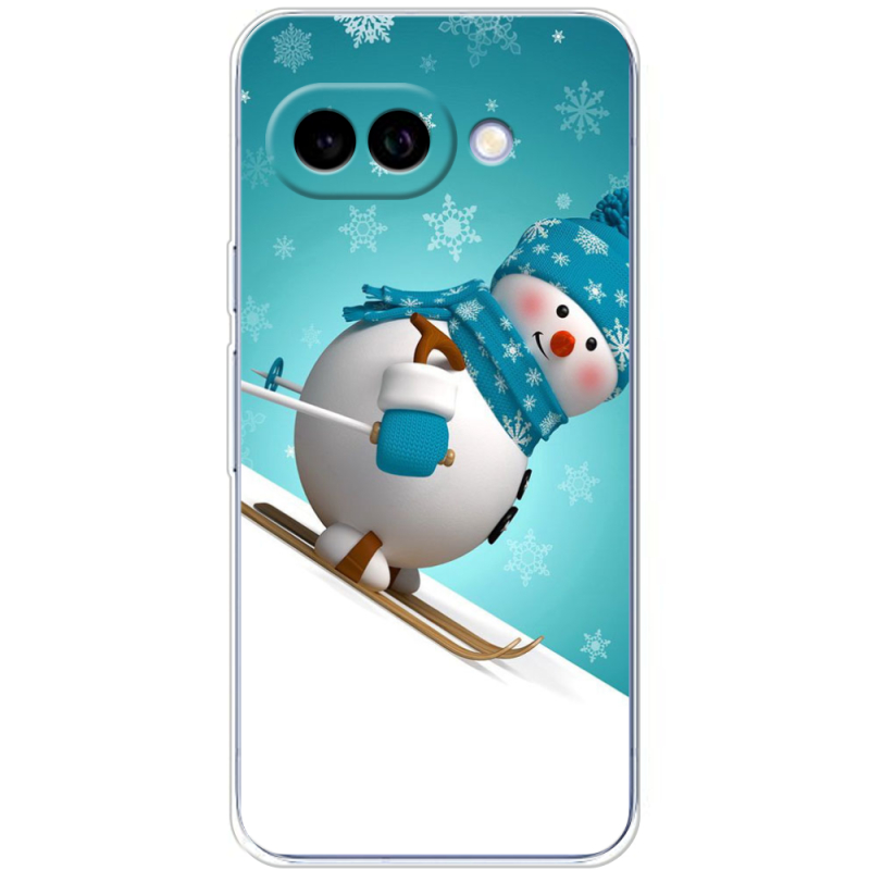 Чохол BoxFace Google Pixel 9A Skier Snowman