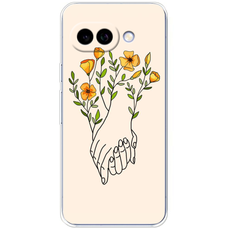 Чохол BoxFace Google Pixel 9A Flower Hands