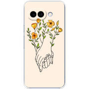 Чохол BoxFace Google Pixel 9A Flower Hands