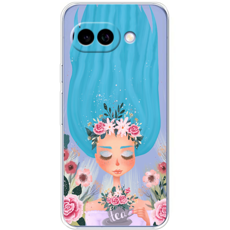 Прозорий чохол BoxFace Google Pixel 9A Blue Hair