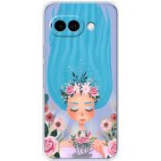 Прозорий чохол BoxFace Google Pixel 9A Blue Hair