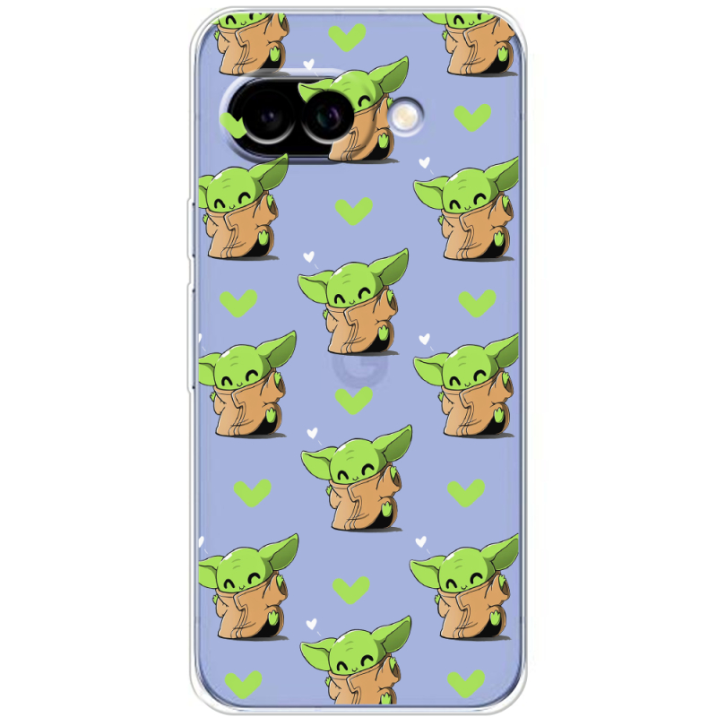 Прозорий чохол BoxFace Google Pixel 9A Pattern Baby Yoda