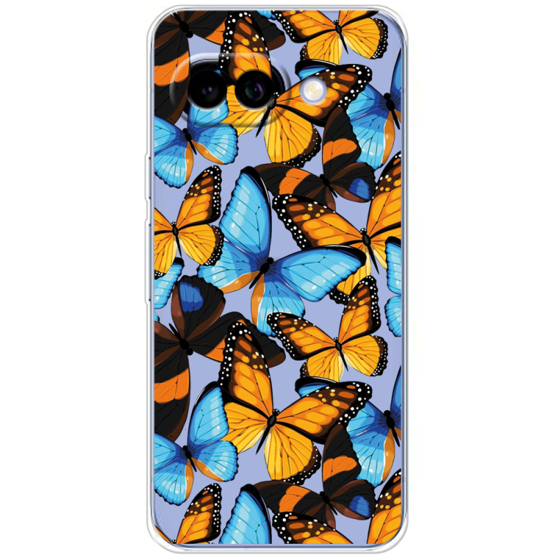 Прозорий чохол BoxFace Google Pixel 9A Butterfly Morpho