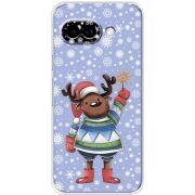 Прозорий чохол BoxFace Google Pixel 9A Christmas Deer with Snow