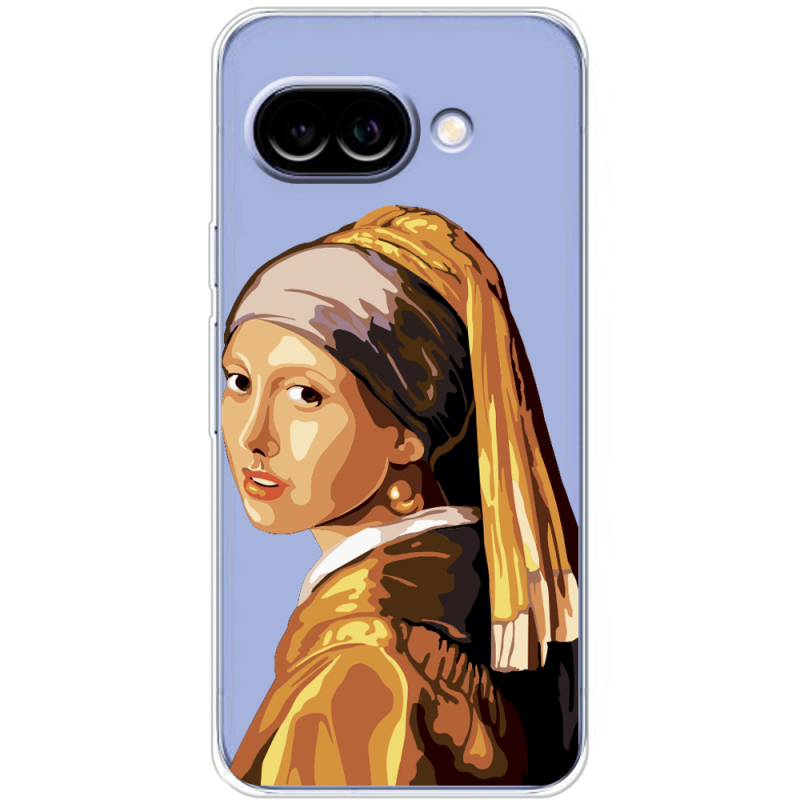 Прозорий чохол BoxFace Google Pixel 9A Девушка с жемчужной серёжкой