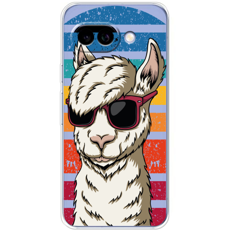 Прозорий чохол BoxFace Google Pixel 9A Стильна Лама