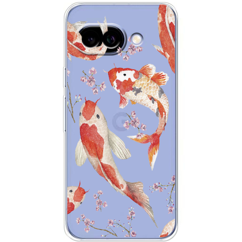 Прозорий чохол BoxFace Google Pixel 9A Japanese Koi Fish