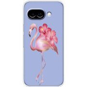 Прозорий чохол BoxFace Google Pixel 9A Floral Flamingo