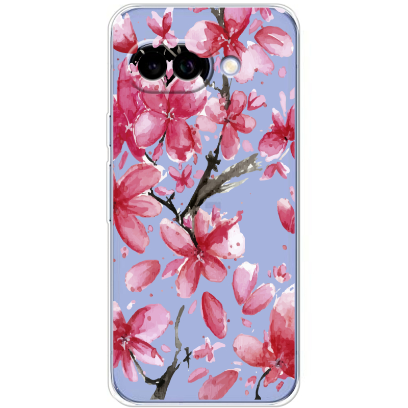 Прозорий чохол BoxFace Google Pixel 9A Pink Magnolia