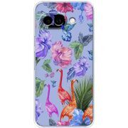 Прозорий чохол BoxFace Google Pixel 9A Flamingo