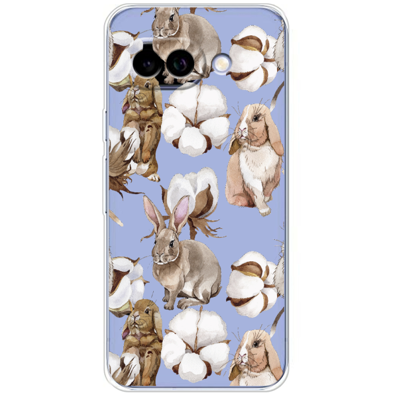 Прозорий чохол BoxFace Google Pixel 9A Cotton and Rabbits