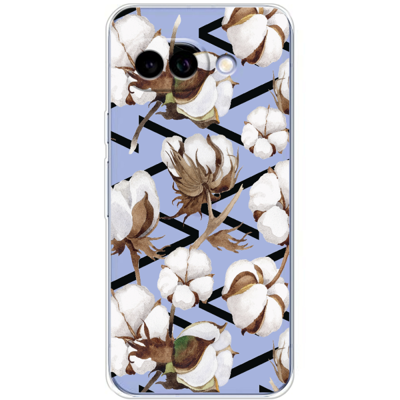 Прозорий чохол BoxFace Google Pixel 9A Cotton flowers