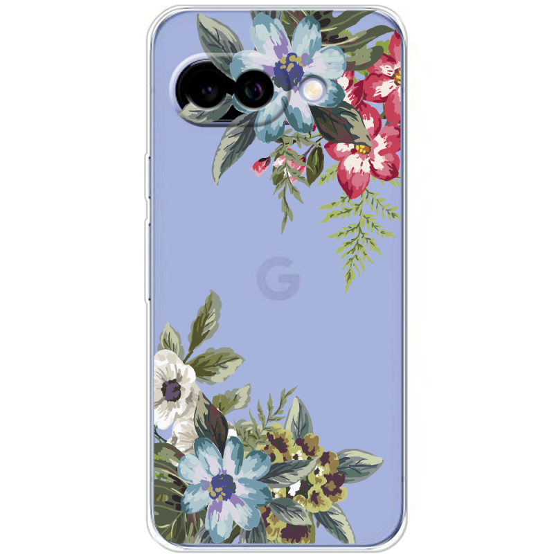 Прозорий чохол BoxFace Google Pixel 9A Floral