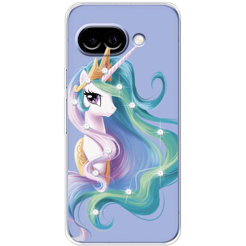 Чохол зі стразами Google Pixel 9A Unicorn Queen