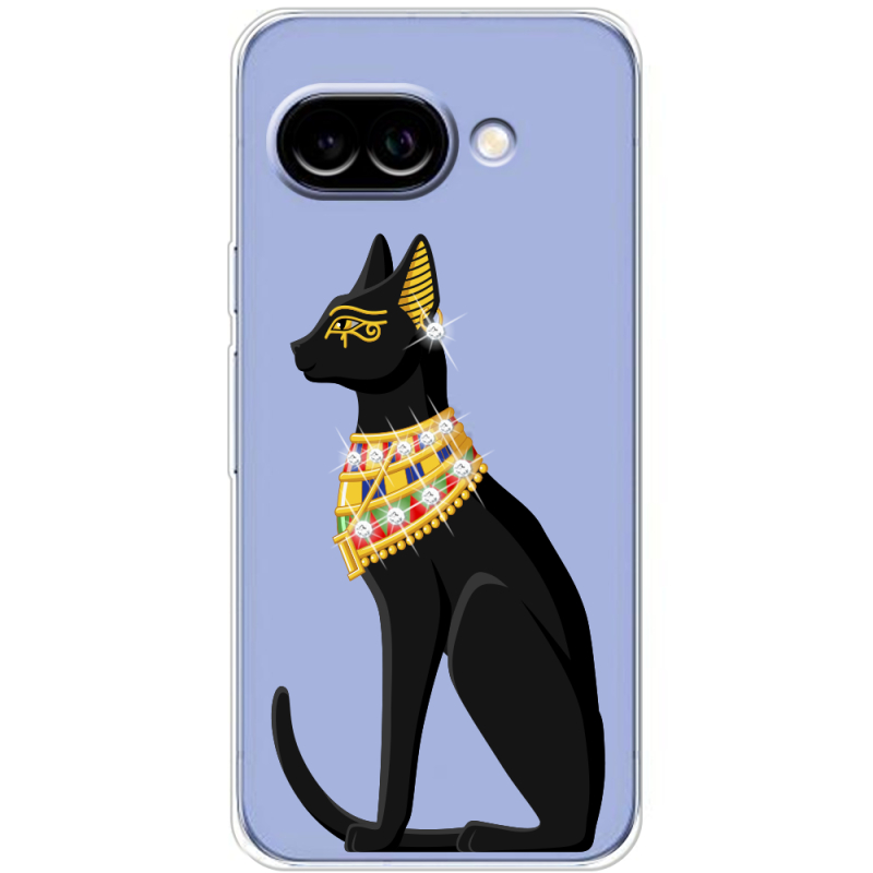 Чохол зі стразами Google Pixel 9A Egipet Cat