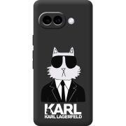 Чорний чохол BoxFace Google Pixel 9A Cat in Black