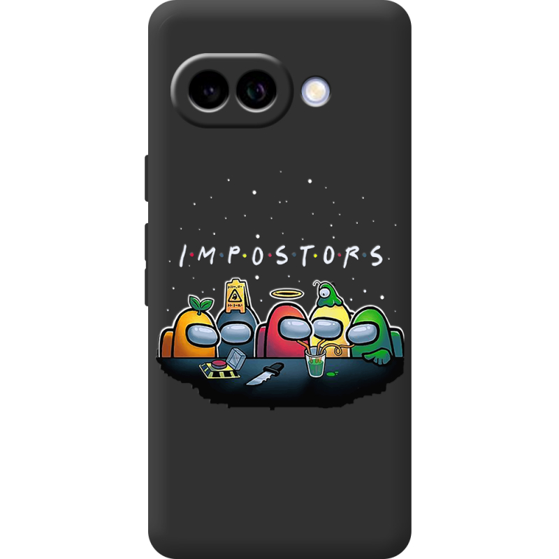 Чорний чохол BoxFace Google Pixel 9A Among Us Impostors