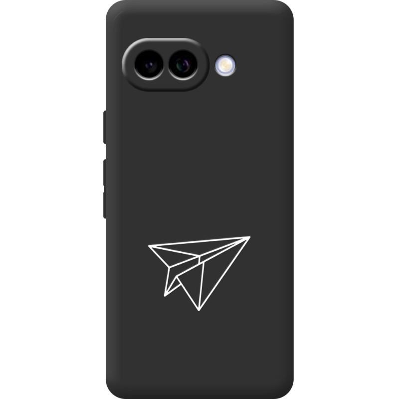 Чорний чохол BoxFace Google Pixel 9A Paper Plane