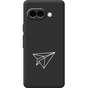 Чорний чохол BoxFace Google Pixel 9A Paper Plane