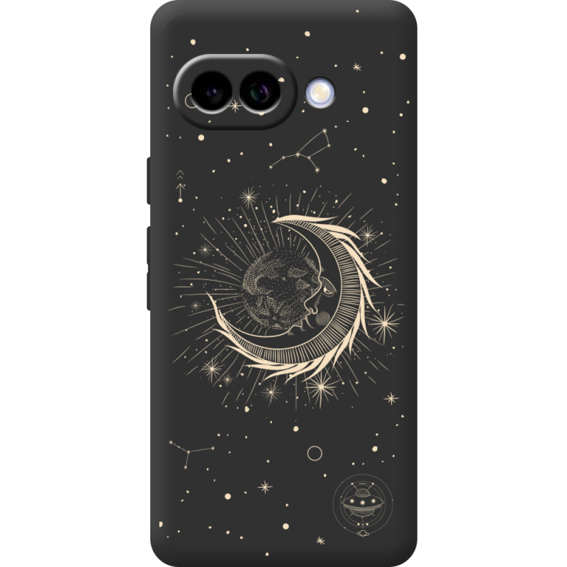 Чорний чохол BoxFace Google Pixel 9A Moon