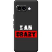 Чорний чохол BoxFace Google Pixel 9A I'm Crazy